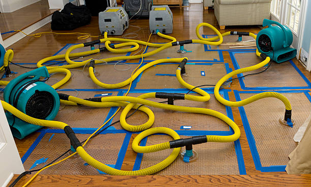 Professional Water Damage Restoration technician working in Oak Hill, WV